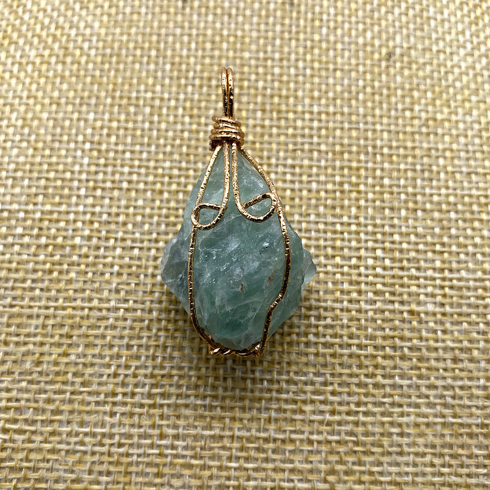 Hand-Wound Twisted Crystal Stone