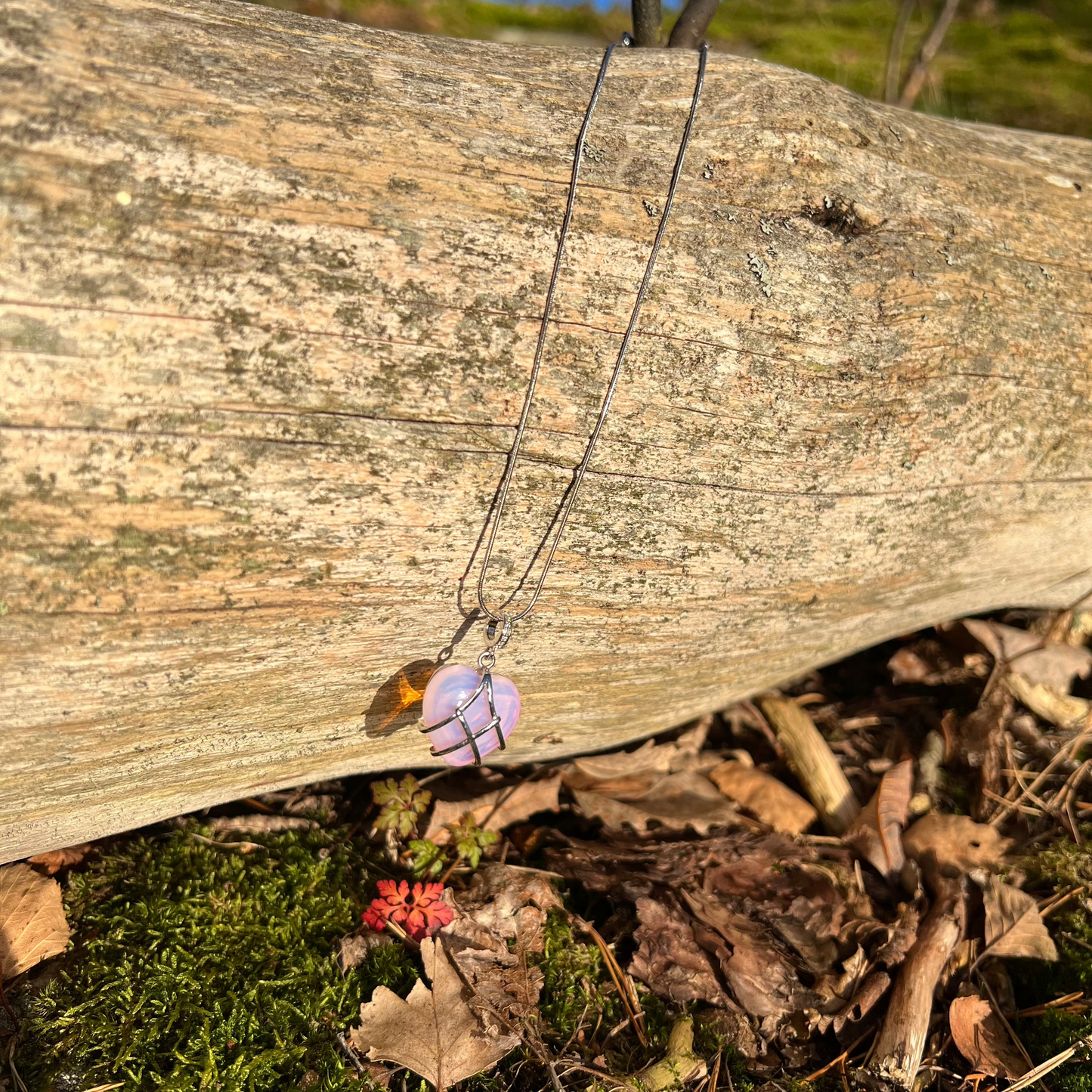 Heart Crystal Stone Necklace