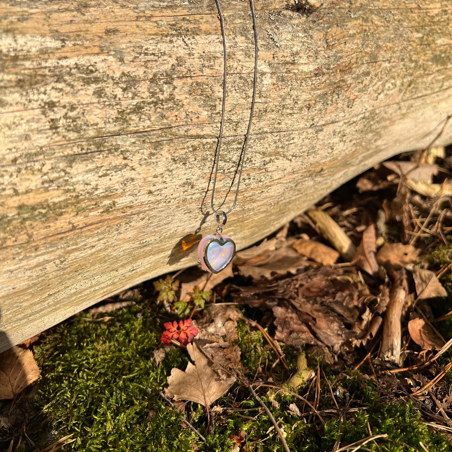 Heart Crystal Stone Necklace
