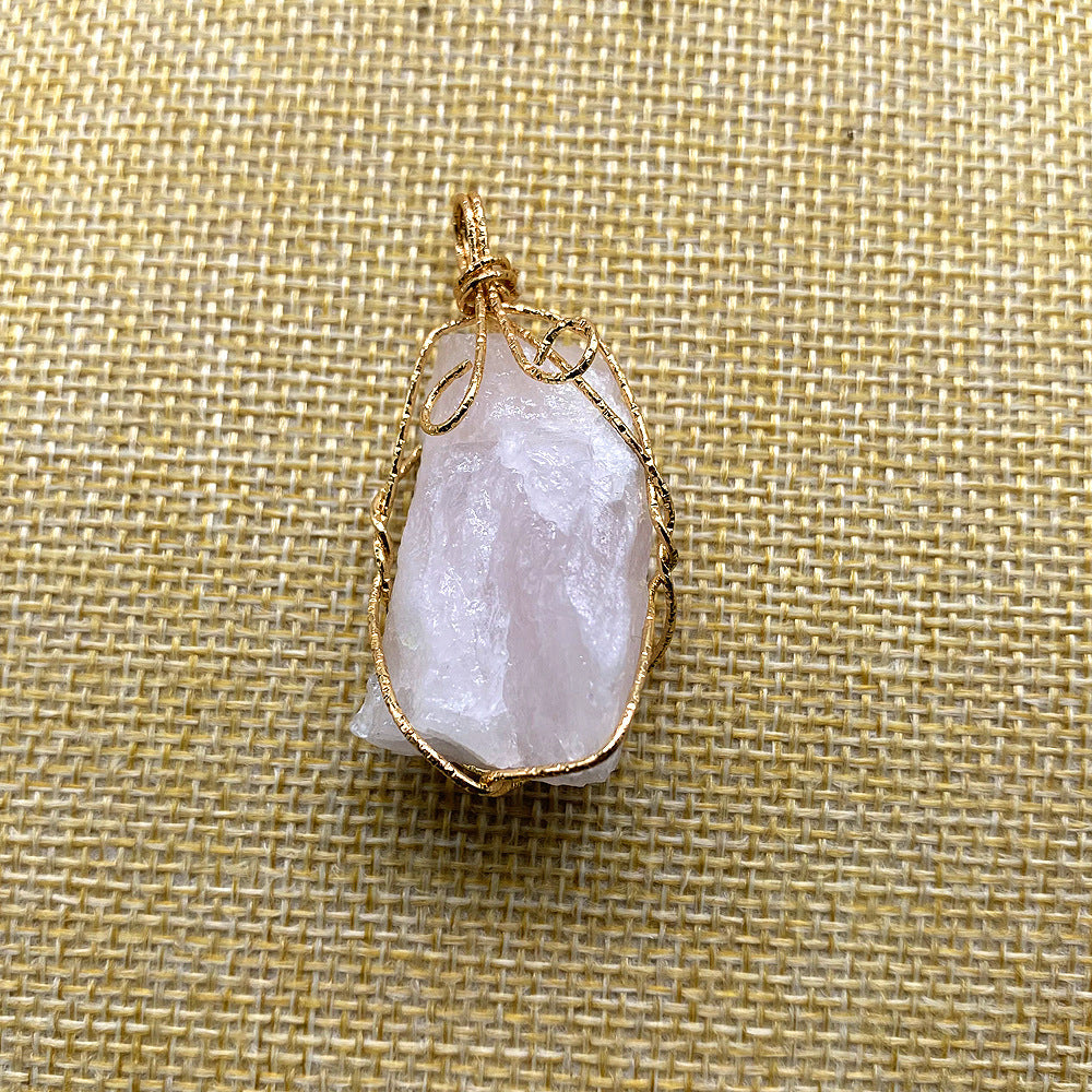 Hand-Wound Twisted Crystal Stone