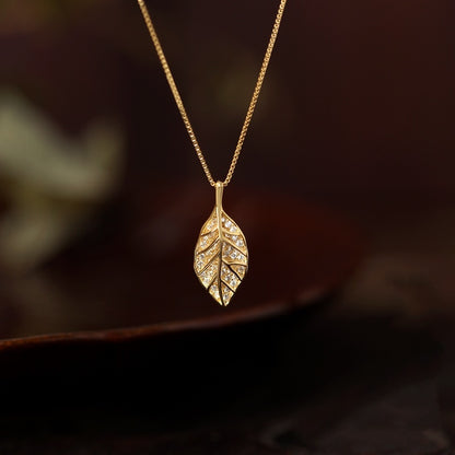 Golden Leaf Necklace