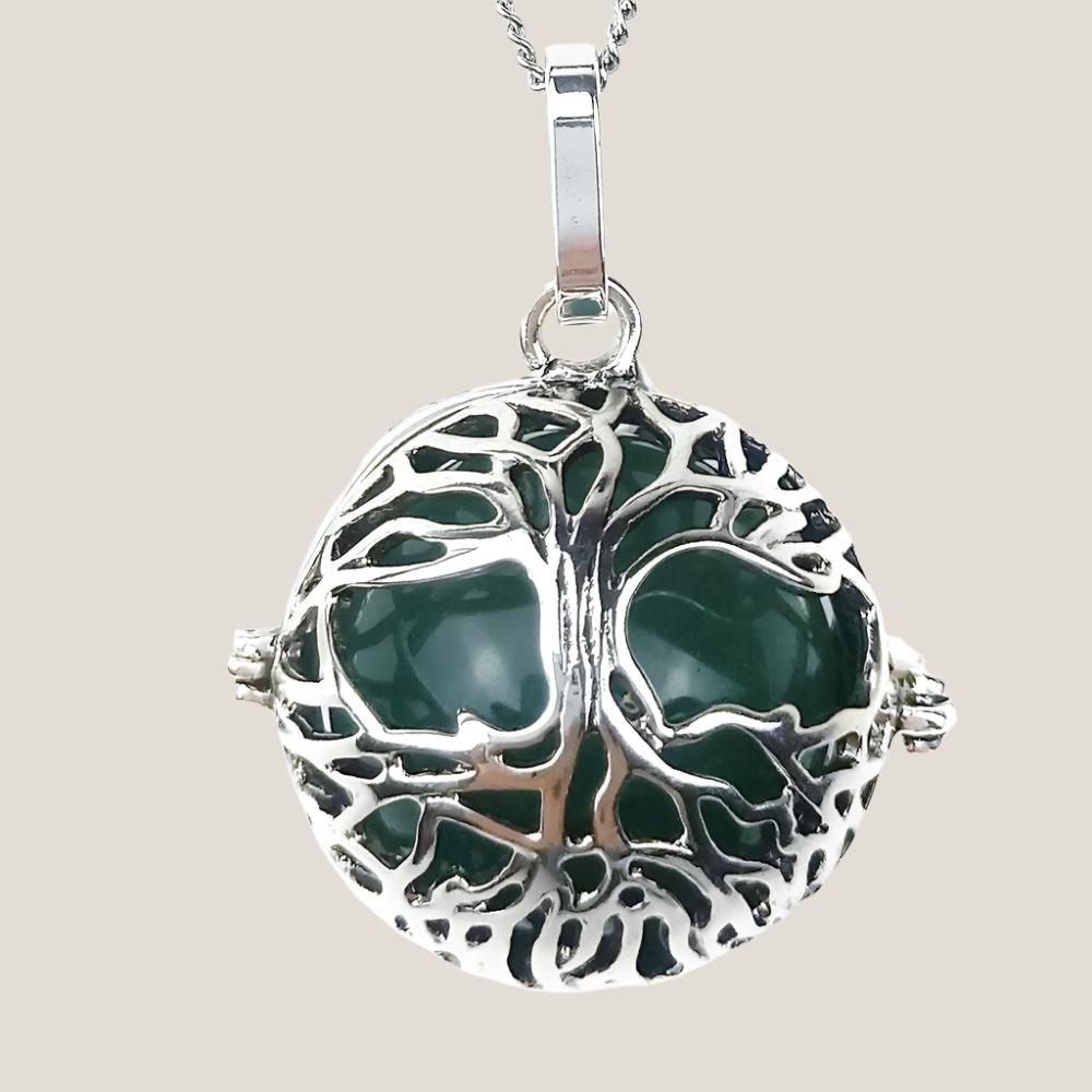 Crystal Agate Seven Chakra Pendant